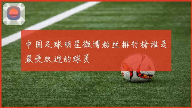 中国足球明星微博粉丝排行榜谁是最受欢迎的球员