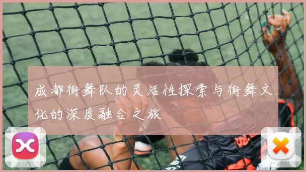 成都街舞队的灵活性探索与街舞文化的深度融合之旅